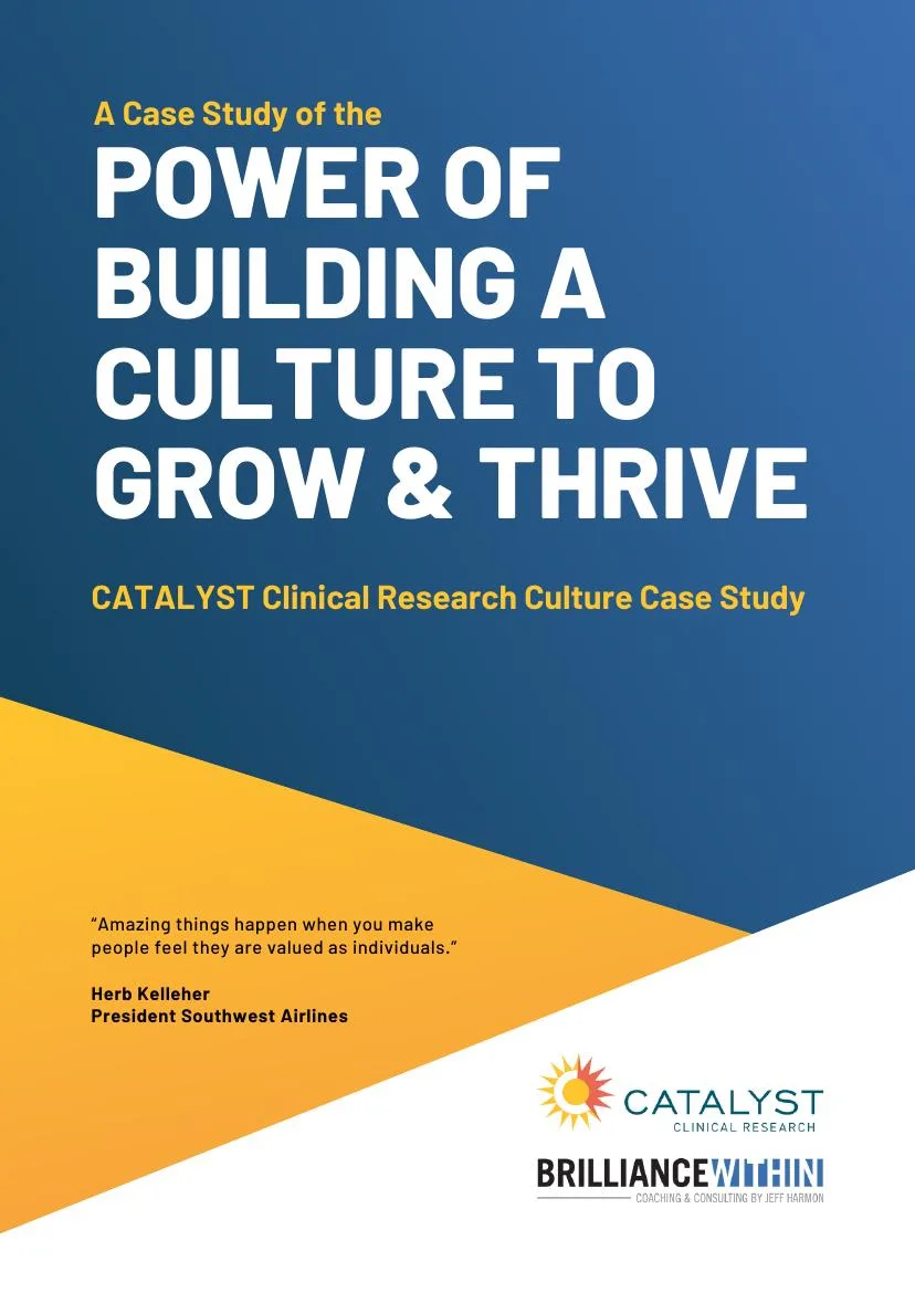 Cover of the Catalyst Clinical Research culture case study
